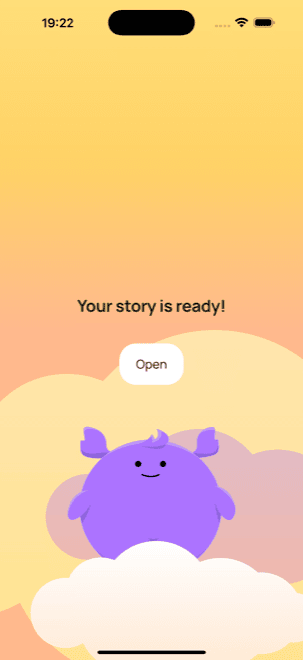 LuniMuni story ready screen